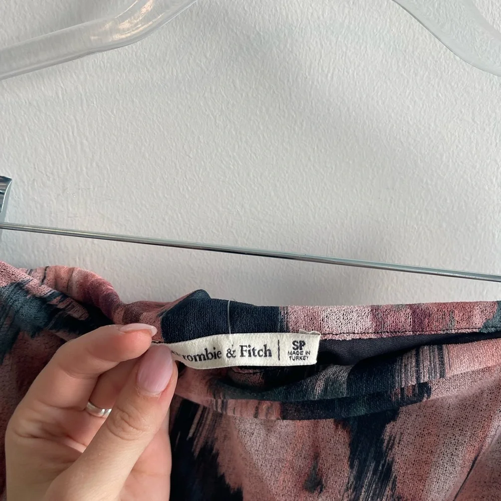 Abercrombie Mesh Floral Matching Skirt and Top Set